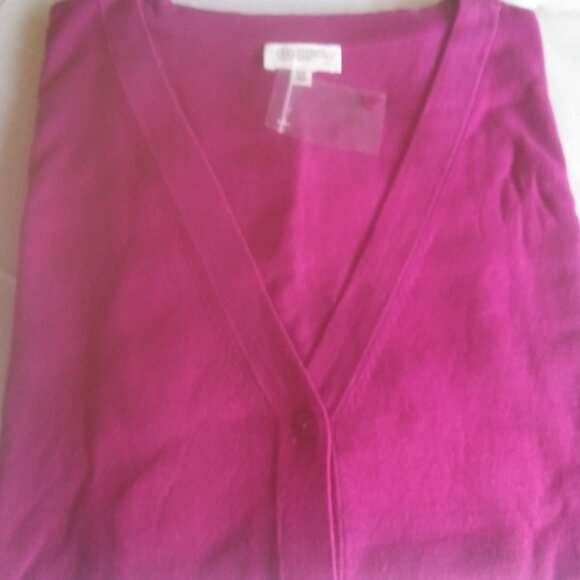 Candace Cameron Bure Button V-Neck Cardigan Sweater- 5X-NWT - Picture 4 of 5